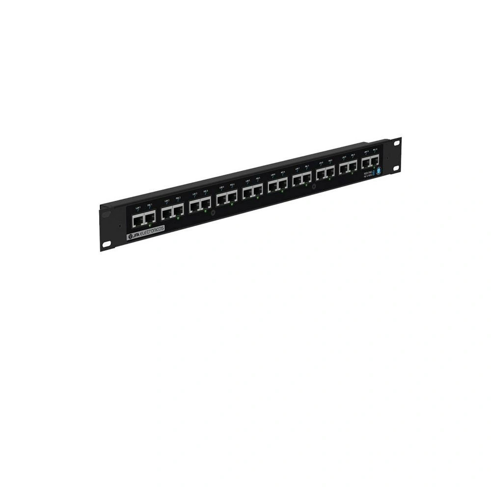 PATCH PANEL POE ATE 48V 10 PORTAS GIGABIT - Imagem 2