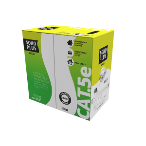 CABO LAN SOHOPLUS U/UTP CAT.5E 24AWGX4P CMX