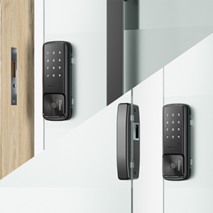 FECHADURA DIGITAL SOBREPOR IZY SMART PORTAS DE VIDRO MFR 4000 - INTELBRAS