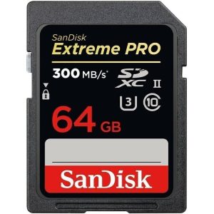Cartão SDXC SanDisk Extreme PRO UHS-II 64GB - 300MB/s (V90)