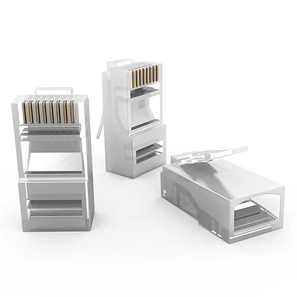 Conector Macho de Passagem Rj45 SohoPlus