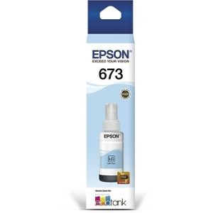 Garrafa para Ecotank L800 ciano claro T673 - T673520AL - Epson