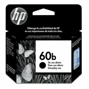 Cartucho de Tinta HP 60B Preto Simples Original