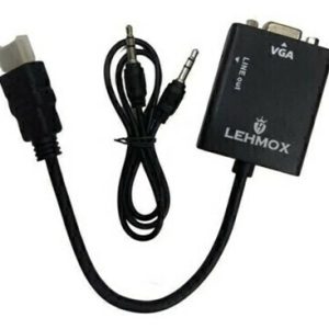 Cabo Conversor HDMI para VGA Com Áudio