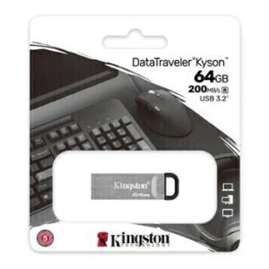 Pen drive Kyson de 64GB padrão USB velocidade 3.2 Geração 1 (até 200MB/seg,)