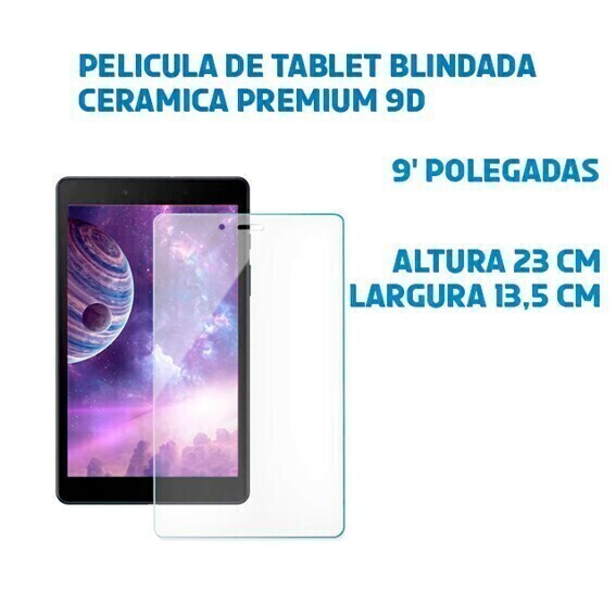 Película para Tablet de Cerâmica 9D maior resistência não trinca - Imagem 2