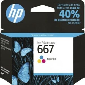 Cartucho de Tinta HP 667 Colorido Advantage Original