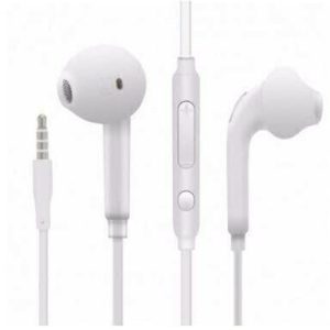 Fone de Ouvido P2 Com Microfone e Controle de Volume Branco