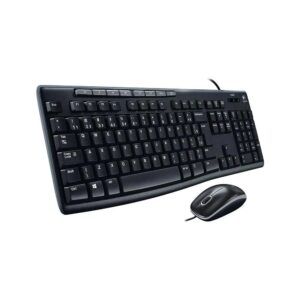 Combo Teclado e Mouse com Fio Logitech - MK200